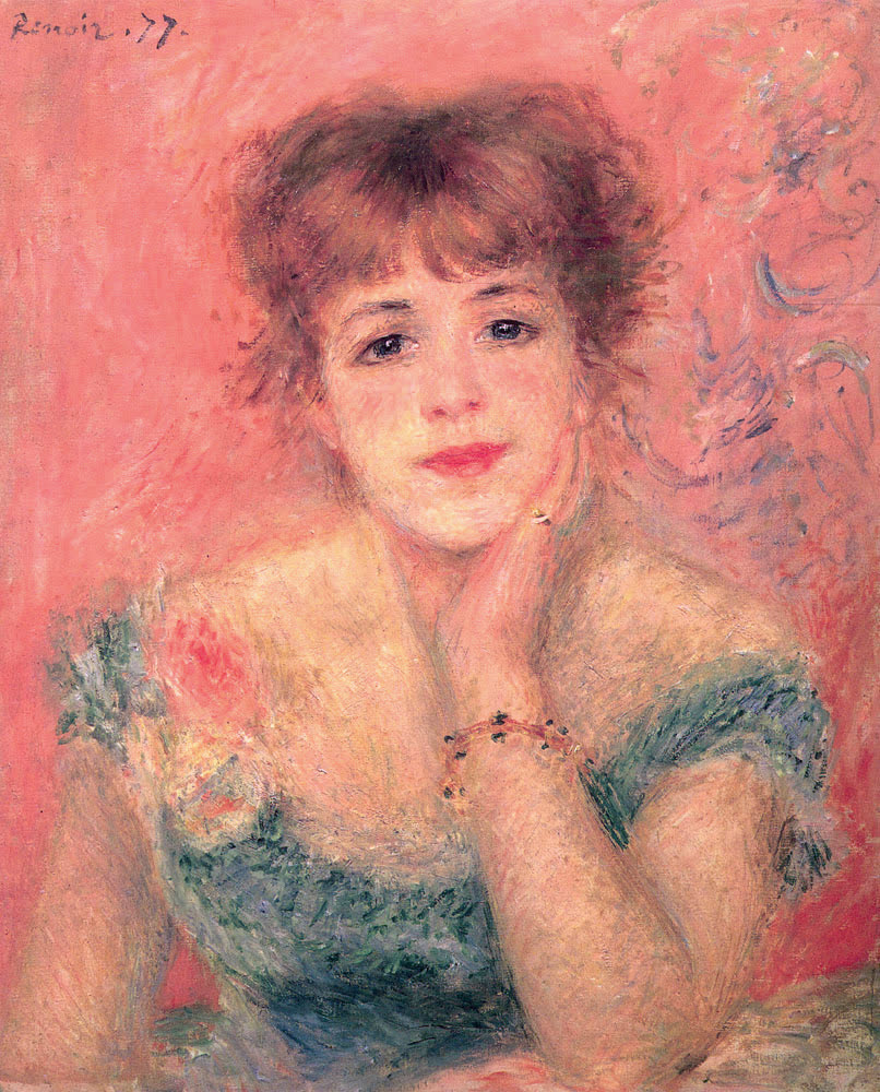 Pierre-Auguste Renoir, portret Jeanne Samary